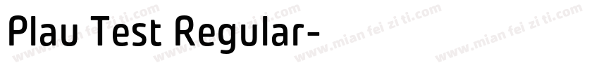 Plau Test Regular字体转换